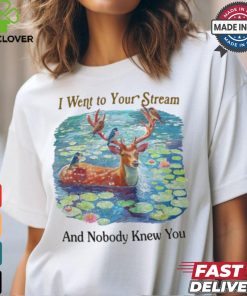 Jmcgg I Went To Your Stream And Nobody Knew You Tee shirt