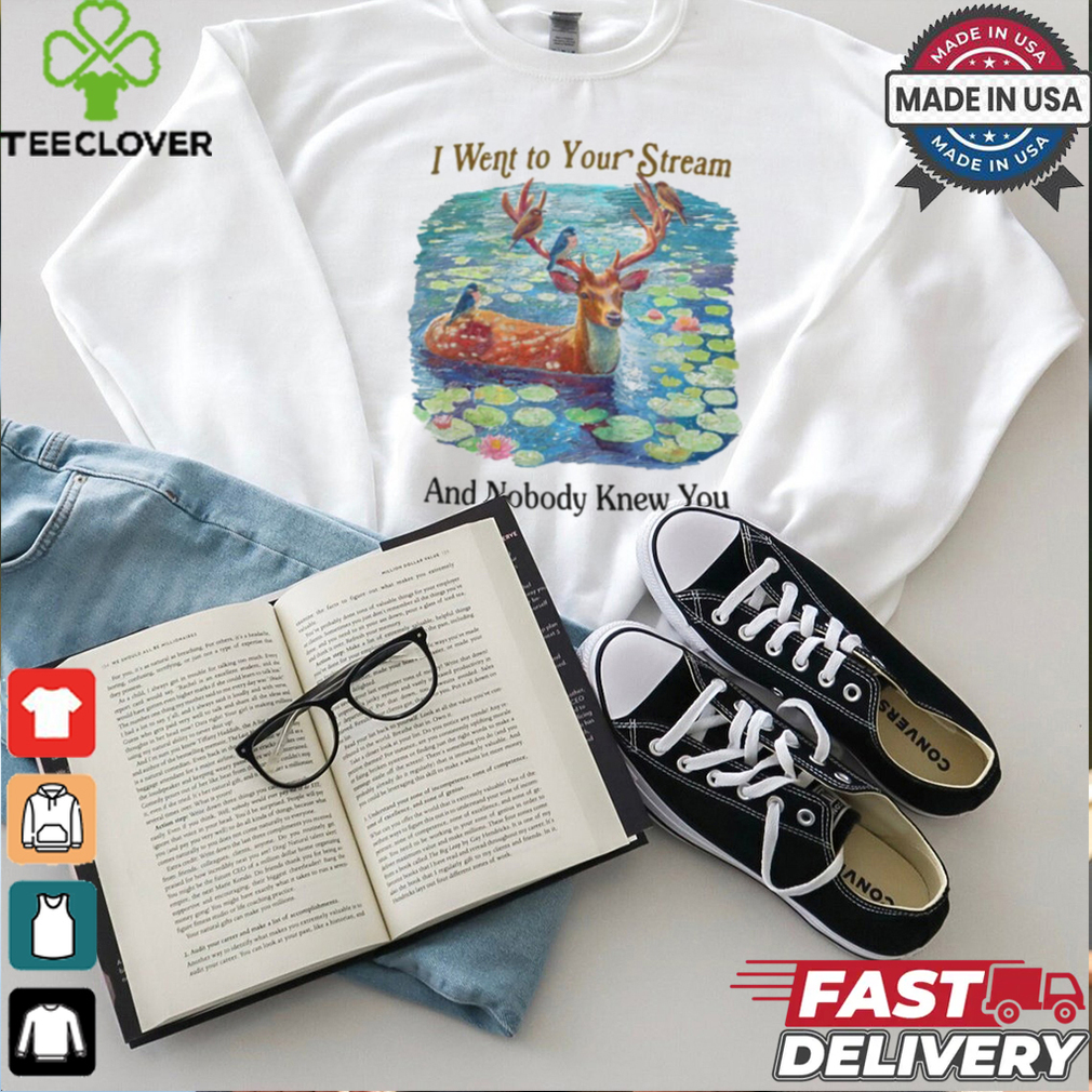 Jmcgg I Went To Your Stream And Nobody Knew You Tee shirt Jmcgg I Went To Your Stream And Nobody Knew You Tee shirt