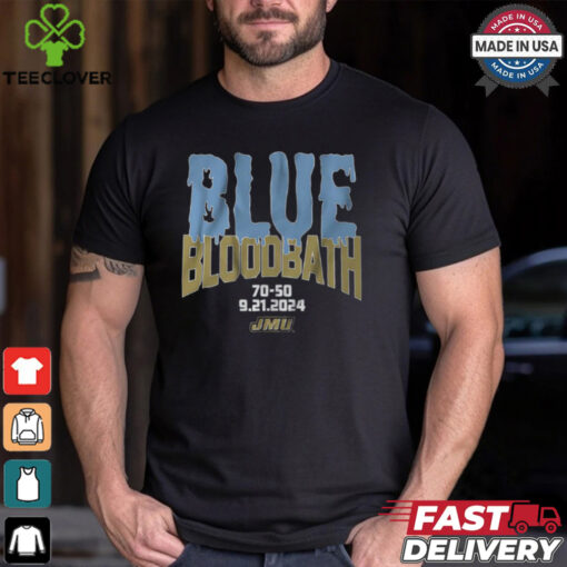 Jmu Football Blue Bloodbath Shirt