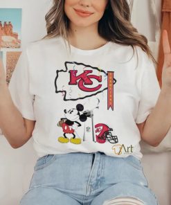 Mickey Mouse Kansas City Chiefs Champions Trophy Shirt