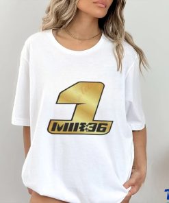 Joan Mir Gold Number 1 Classic Racing T Shirt