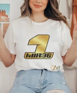 Joan Mir Gold Number 1 Classic Racing T Shirt