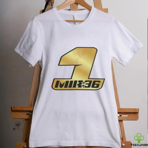 Joan Mir Gold Number 1 Classic Racing T Shirt