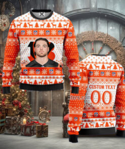 Joe Bachie Cincinnati Bengals Football Ugly Xmas Sweaters