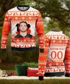 Joe Bachie Cincinnati Bengals Football Ugly Xmas Sweaters
