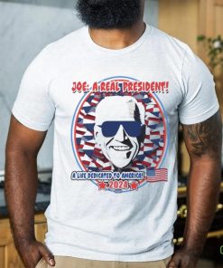 Joe Biden A Real President A Life Dedicated To America 2024 Shirt