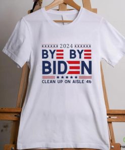 Joe Biden Drops Out Bye Bye Biden Clean Up On Aisle 46 Shirt