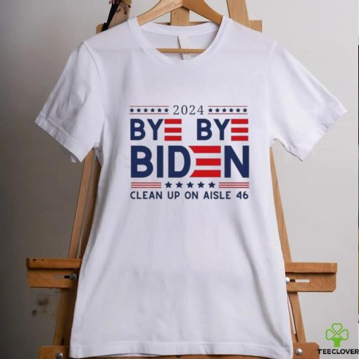 Joe Biden Drops Out Bye Bye Biden Clean Up On Aisle 46 Shirt