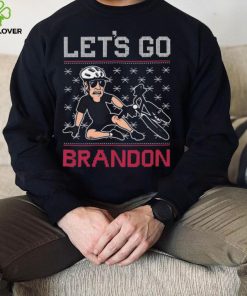 Joe Biden Falls Off Bike Let’s Go Brandon Christmas Ugly Shirt