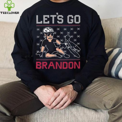 Joe Biden Falls Off Bike Let’s Go Brandon Christmas Ugly Shirt