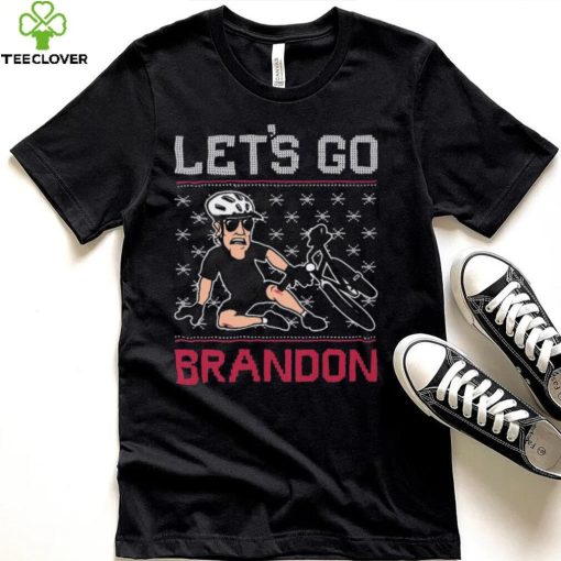 Joe Biden Falls Off Bike Let’s Go Brandon Christmas Ugly Shirt