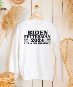 Joe Biden Fetterman 2024 It’s a No Brainer Vintage T Shirt