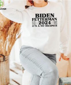 Joe Biden Fetterman 2024 It’s a No Brainer Vintage T Shirt