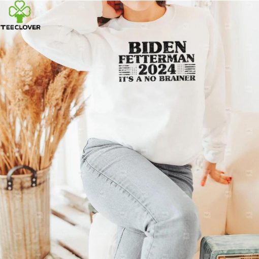 Joe Biden Fetterman 2024 It’s a No Brainer Vintage T Shirt