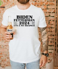 Joe Biden Fetterman 2024 It’s a No Brainer Vintage T Shirt