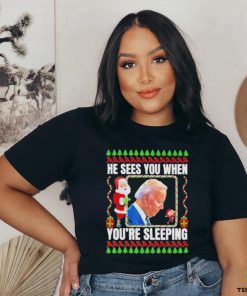 Joe Biden He Sees You when you’re sleeping christmas shirt