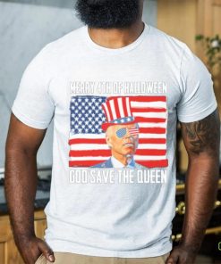Joe Biden Merry 4th Of Halloween God Save The Queen Shirt