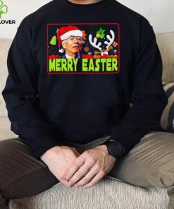 Joe Biden Merry Easter Santa Claus Reindeer Xmas 2022 shirt