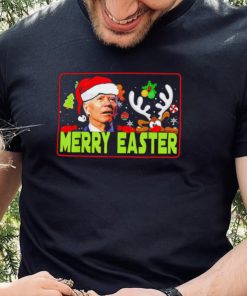 Joe Biden Merry Easter Santa Claus Reindeer Xmas 2022 hoodie, sweater, longsleeve, shirt v-neck, t-shirt