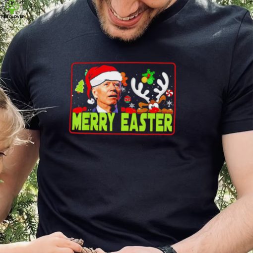 Joe Biden Merry Easter Santa Claus Reindeer Xmas 2022 hoodie, sweater, longsleeve, shirt v-neck, t-shirt