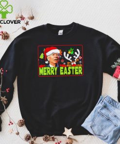 Joe Biden Merry Easter Santa Claus Reindeer Xmas 2022 hoodie, sweater, longsleeve, shirt v-neck, t-shirt