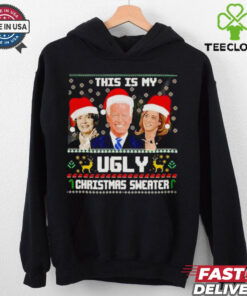 Joe Biden Nancy Pelosi Kamala Harris this is my ugly Christmas shirt