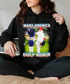 Joe Biden and Donald Trump golf Make America golf again shirt