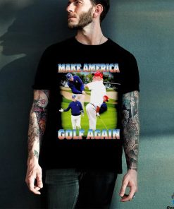 Joe Biden and Donald Trump golf Make America golf again shirt
