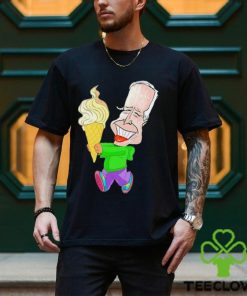 Joe Biden eating ice cream funny art shirt 2 Joe Biden eating ice cream funny art shirt
