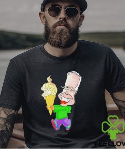 Joe Biden eating ice cream funny art shirt 3 Joe Biden eating ice cream funny art shirt