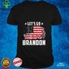 Lets Go Brandon 8646 Retro American Flag Impeach Biden Shirt