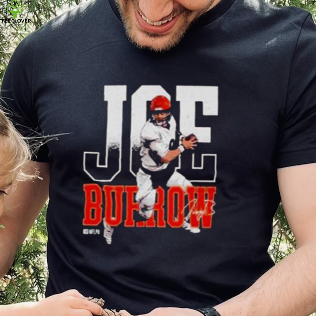 Joe Burrow Cincinnati Bengals Bold Signature T shirt