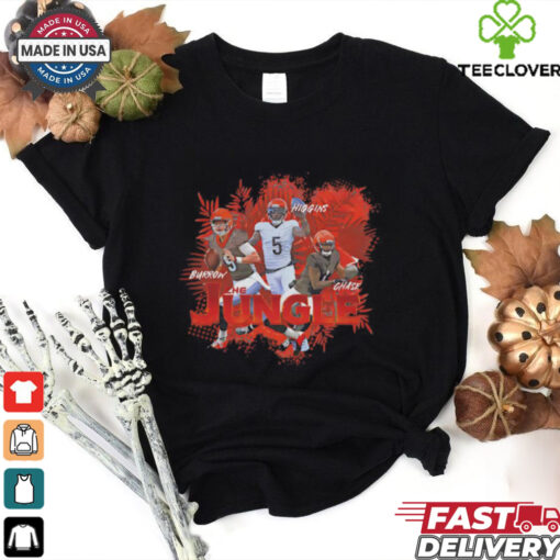 Joe Burrow Cincinnati Bengals NFL football the jungle trio vintage shirt