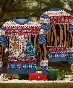 Joe Exotic Tiger King Christmas Gift For Holiday Tiger King What 3D Ugly Christmas Sweater