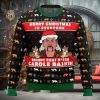 Marshall Thundering Herd Mickey Mouse Champions Football Knitted Christmas Sweater