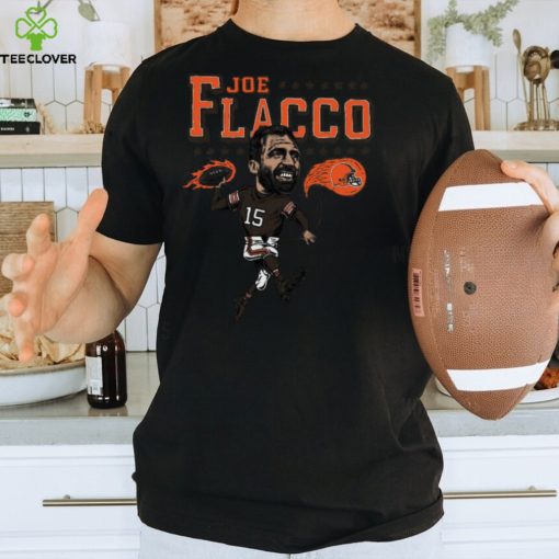 Joe Flacco Cleveland Browns Homage Caricature Player Tri Blend T Shirt Gray