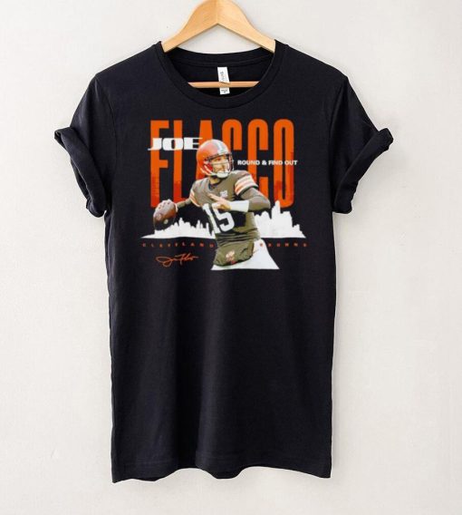 Joe Flacco Cleveland Browns round and find out hoodie, sweater, longsleeve, shirt v-neck, t-shirt