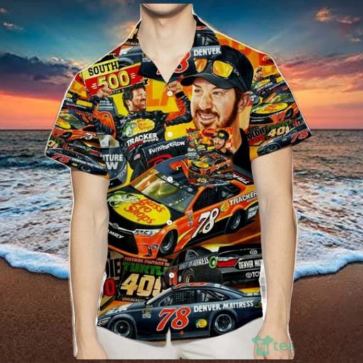 Joe Gibbs Racing Martin Truex Jr7 3D Hawaiian Shirt Sport Fans Gift Summer Gift