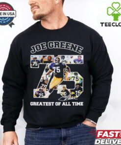 Joe Greene 75 Pittsburgh Steelers greatest of all time signature shirt 3 Joe Greene 75 Pittsburgh Steelers greatest of all time signature shirt