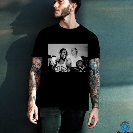 Joe Mazzulla Wearing Fc Carino Bill Russell Tee shirt