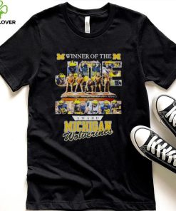 Joe Moore Winner of the award Michigan Wolverines shirt