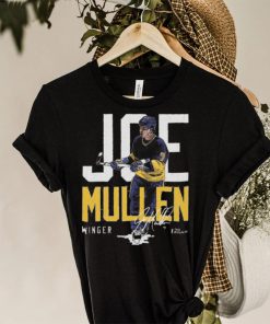 Joe Mullen St. Louis Blue Winger Signature Shirt