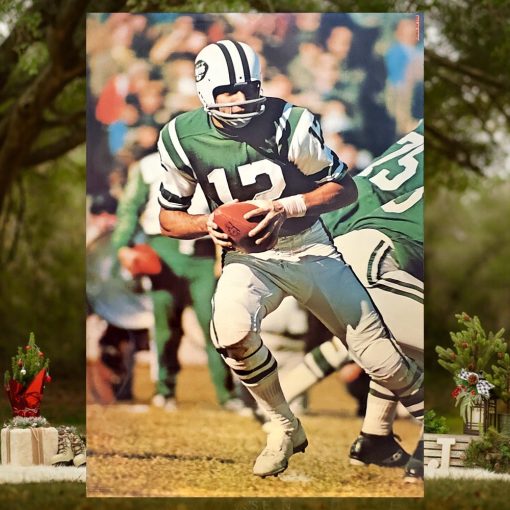 Joe Namath New York Jets Sports Illustrated Vintage Original Poster