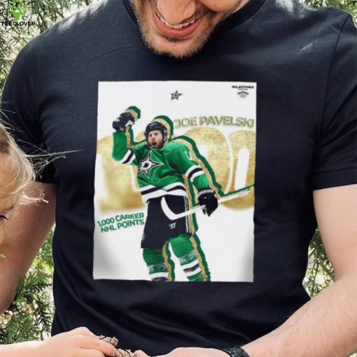 Joe Pavelski 1,000 Career NHL Points Shirt