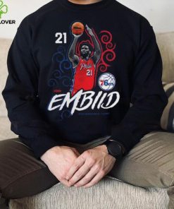 Joel Embiid Philadelphia 76Ers Fanatics Branded Competitor shirt