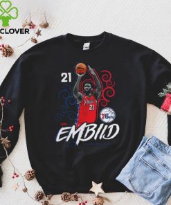 Joel Embiid Philadelphia 76Ers Fanatics Branded Competitor shirt 2 Joel Embiid Philadelphia 76Ers Fanatics Branded Competitor shirt