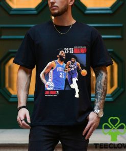 Joel Embiid Philadelphia 76ers 2023 NBA MVP Award Time Out Shirt