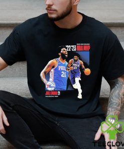 Joel Embiid Philadelphia 76ers 2023 NBA MVP Award Time Out Shirt