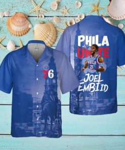 Joel Embiid Stars Player Philadelphia ers Print Casual Full Print Hawaiian Shirt