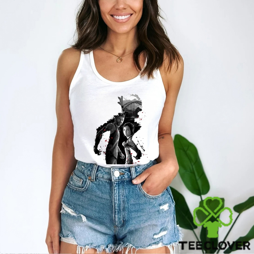 Joel and Ellie halloween horror nights 2023 the last of us art design t shirt Joel and Ellie halloween horror nights 2023 the last of us art design t shirt